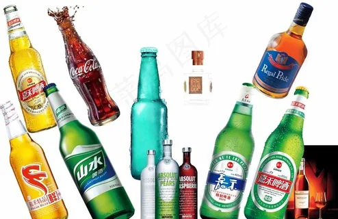 各种啤酒瓶图片