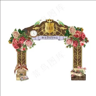 婚礼拱门图片