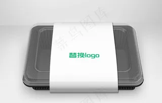 快餐盒样机图片