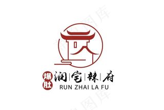 中国风 餐饮 楼logo图片