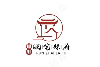 中国风 餐饮 楼logo图片