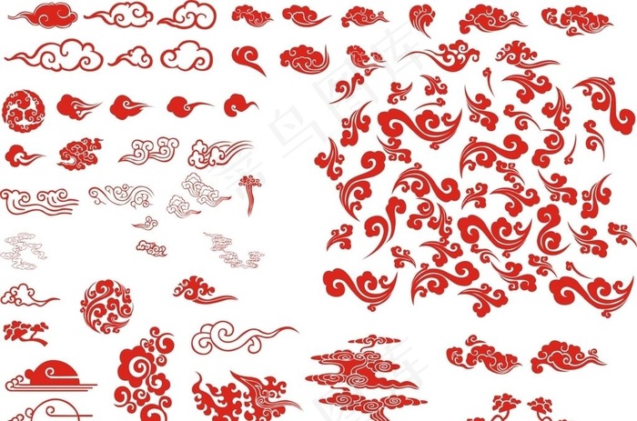 祥云图片cdr矢量模版下载
