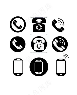 电话图标图片
