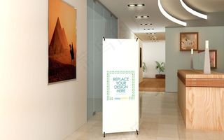 易拉宝VI样机图片