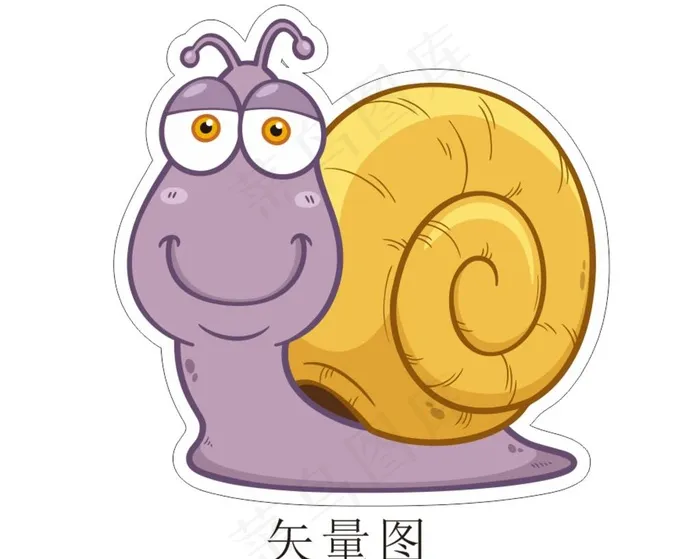 蜗牛标志图片cdr矢量模版下载