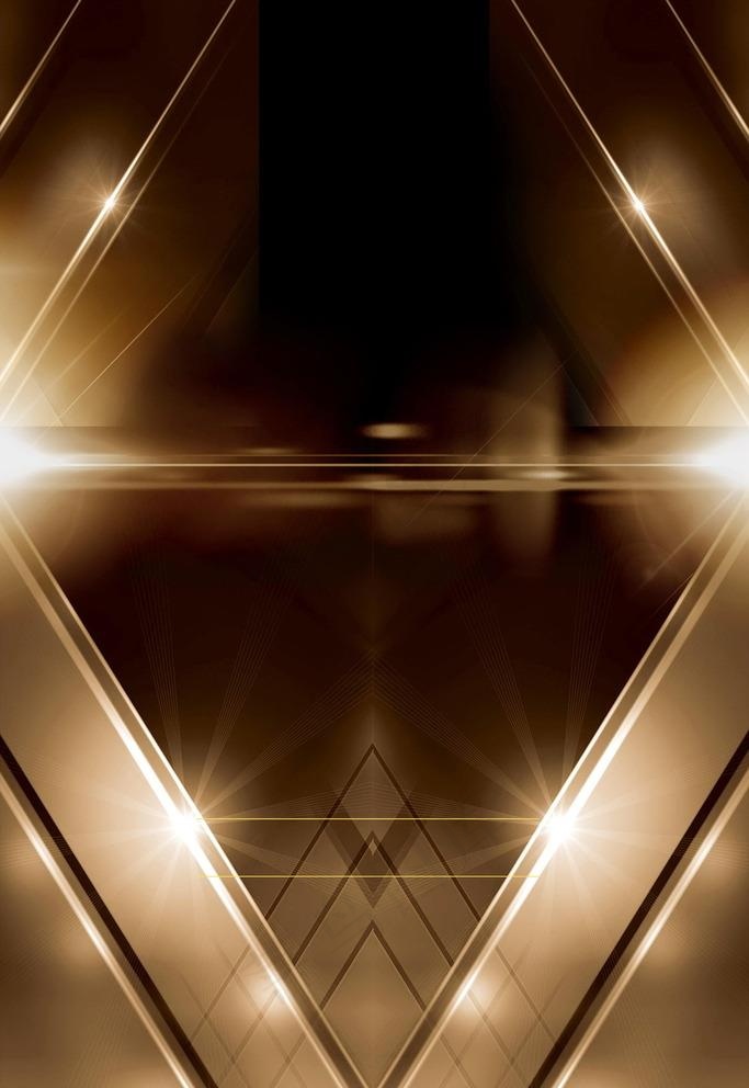 大气香槟几何背景图片