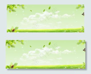 春天海报背景图片