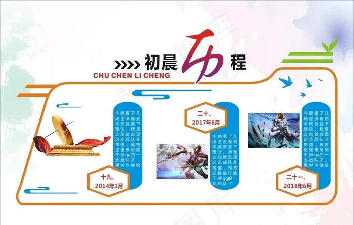 文化长廊图片cdr矢量模版下载