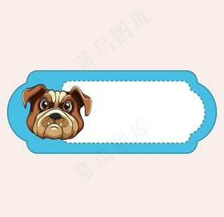 卡通动物边框图片