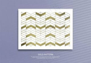 现代几何空间背景装饰画图片