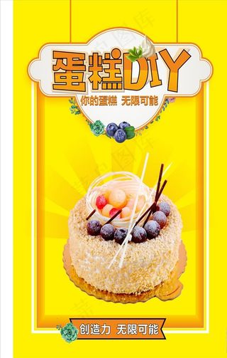 蛋糕DIY图片