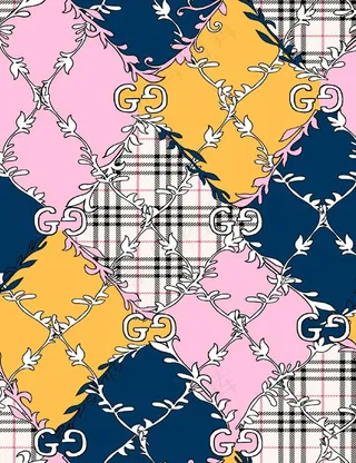 方巾   大牌   数码印花图片