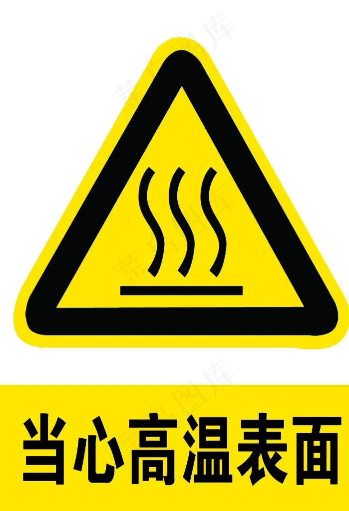 当心高温表面图片psd模版下载