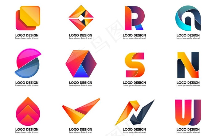 创意LOGO图片ai矢量模版下载