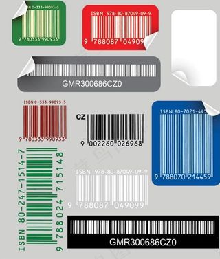 条形码贴纸图片