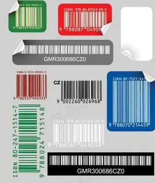 条形码贴纸图片