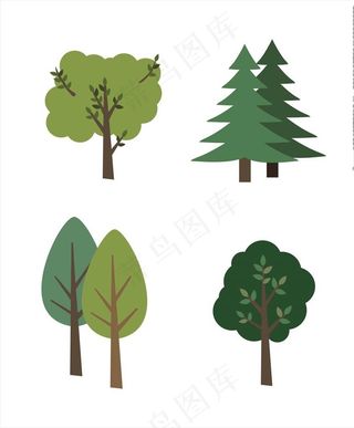 大树矢量图片