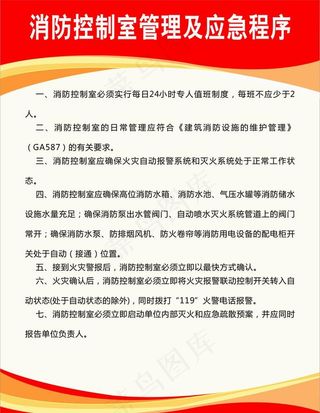 消防制度 消防守则 消防海报图片