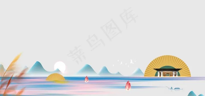 地产活动宣传背景素材图片(7087X3543(DPI:300))psd模版下载