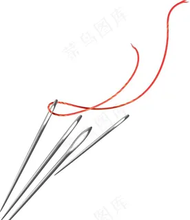 手绘缝纫针图片
