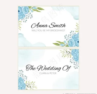 水彩花卉边框图片