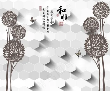 和顺蒲公英背景图片