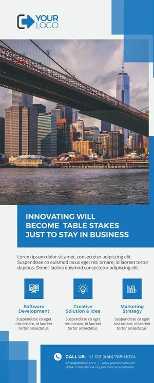 个性时尚展架图片