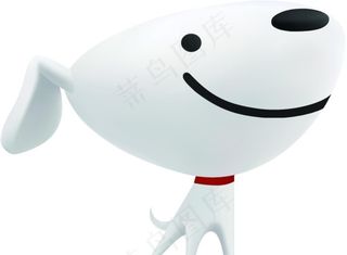 京东小狗吉祥物LOGO图标图片