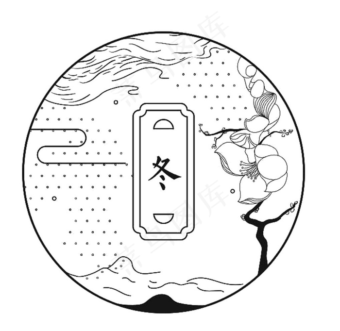 春夏秋冬图片cdr矢量模版下载