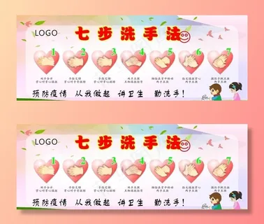 七步洗手法图片