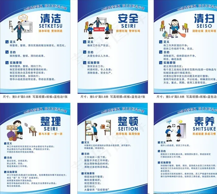6S制度牌图片cdr矢量模版下载