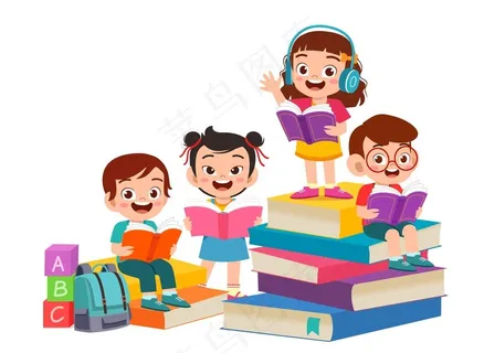 学习的小孩图片