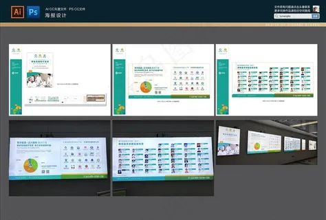 远程会诊中心形象灯箱图片