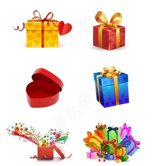 礼物盒大全图片