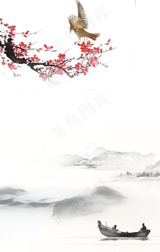 山水 花图片
