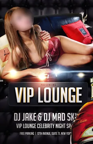 酒吧娱乐宣传海报图片