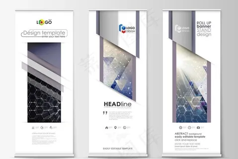 展架易拉宝图片