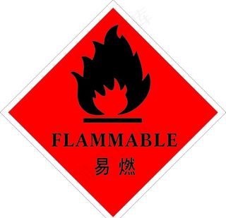 易燃标识图片