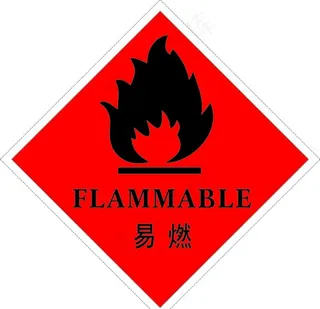 易燃标识图片