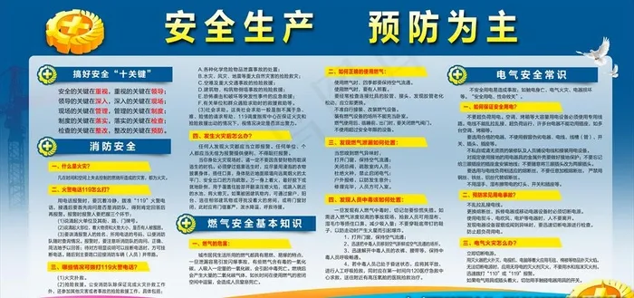 安全生产预防为主展板图片(4535X2268(DPI:72))psd模版下载