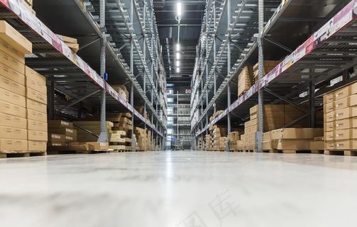现代化的仓储仓库图片