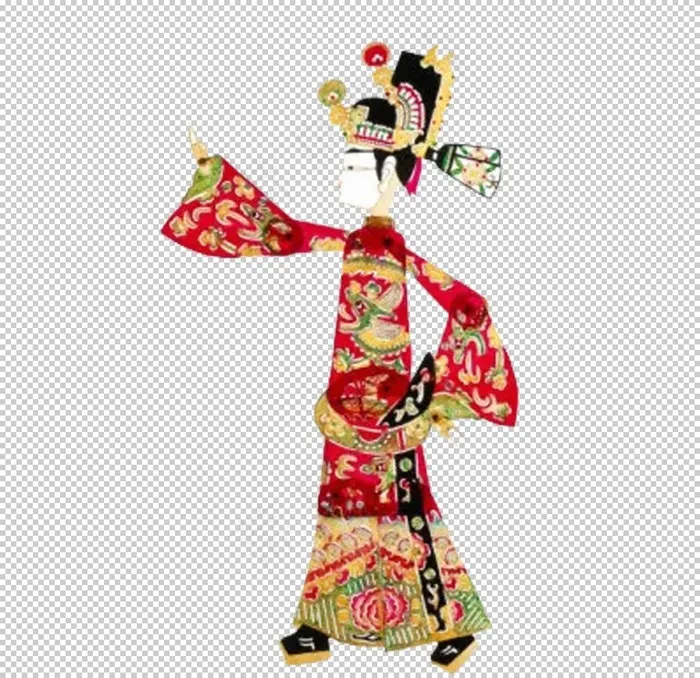 皮影戏人物形象设计图片
