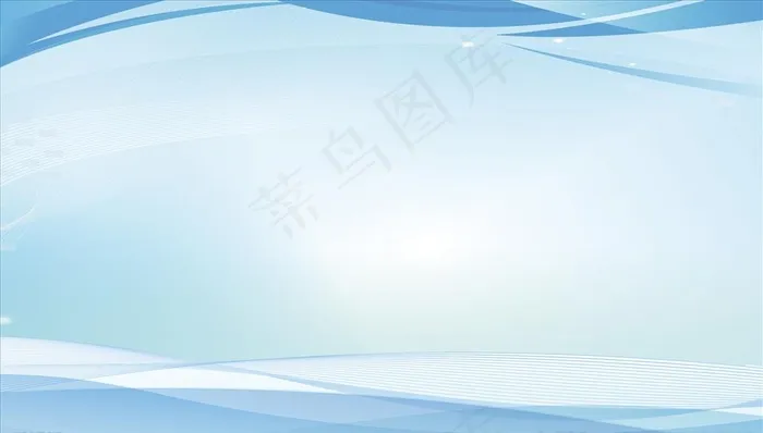 蓝色曲线背景图片