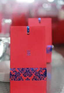 中式喜糖和摆桌图图片