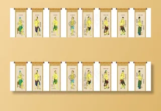 仿明经络图图片