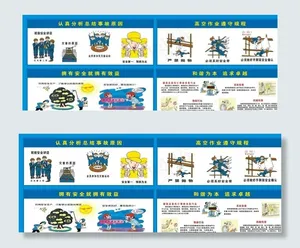 高空作业  施工安全 安全漫画图片