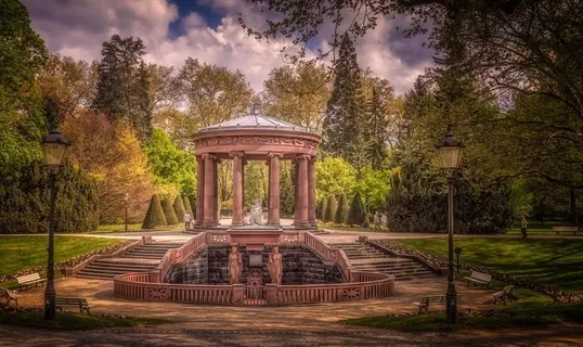 欧式园林凉亭图片