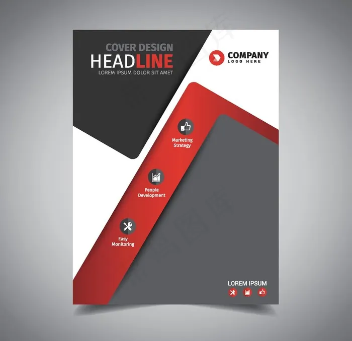 企业画册封面图片eps,ai矢量模版下载