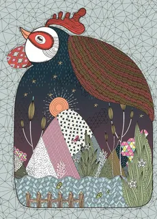 北欧卡通动物装饰画图片