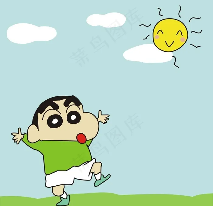 蜡笔小新图片cdr矢量模版下载